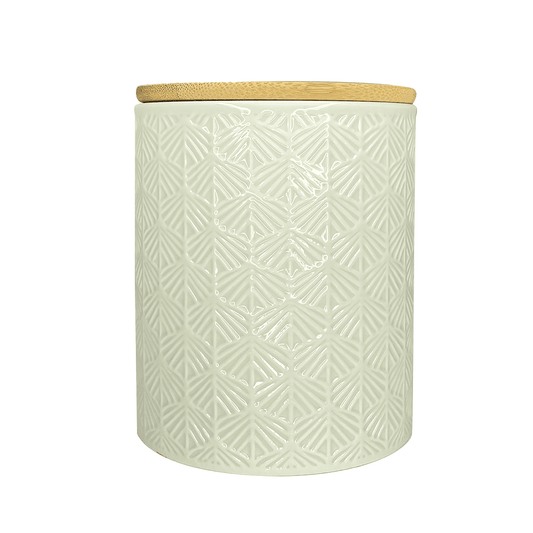 Conjunto de 2 potes de cerâmica