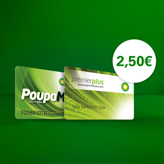2,5€ desconto em produtos de lojas